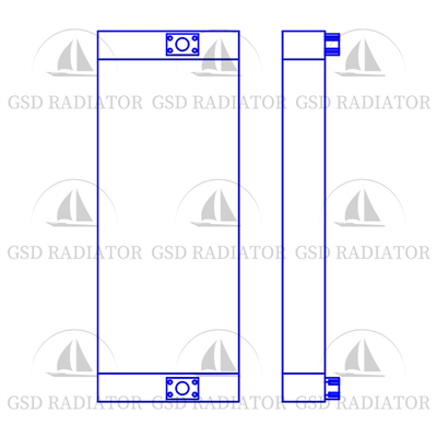 YC 210-8 масляный холодильник для экскаватора Yuchai